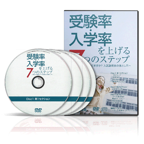 受験率・入学率を上げる７つのステップ│医療情報研究所DVD