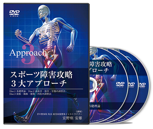 スポーツ障害攻略3大アプローチ│医療情報研究所DVD