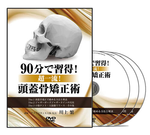 90分で習得！超一流！頭蓋骨矯正術│医療情報研究所DVD